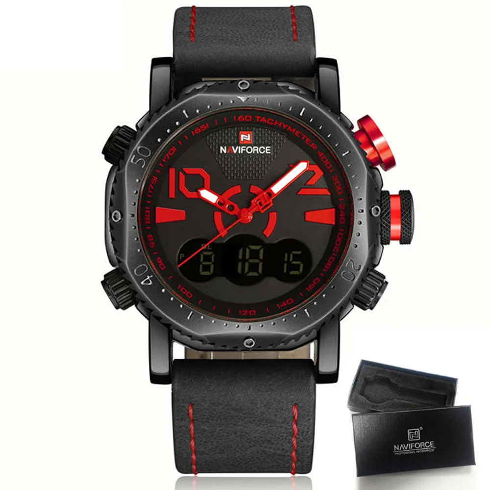 Prix pour 2017 De Luxe Marque NAVIFORCE LED Numérique Sport Montres Hommes Militaire Occasionnel Montre Étanche Relogio Masculino Hommes Montres Prix pour 2017 De Luxe Marque NAVIFORCE LED Numérique Sport Montres Hommes Militaire Occasionnel Montre Étanche Relogio Masculino Hommes Montres