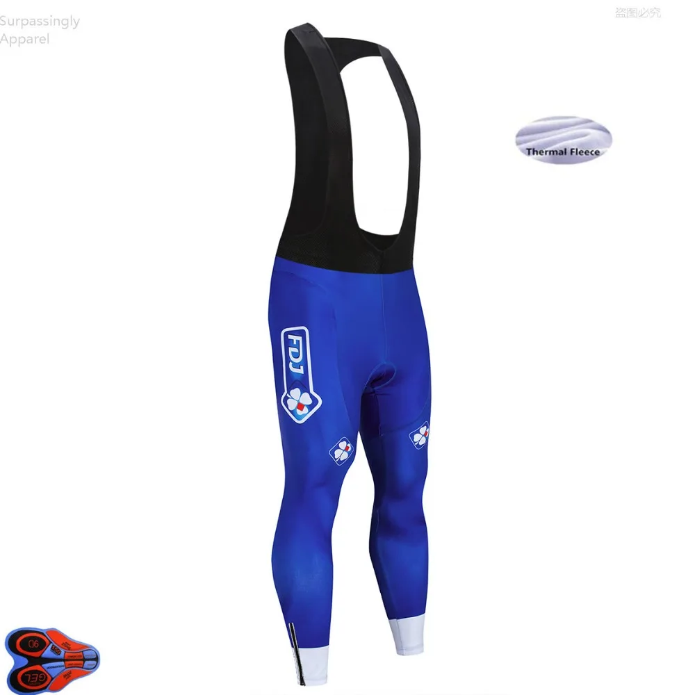 2019 Pro Team FDJ синие велосипедные брюки зимние шорты для езды на велосипеде одежда