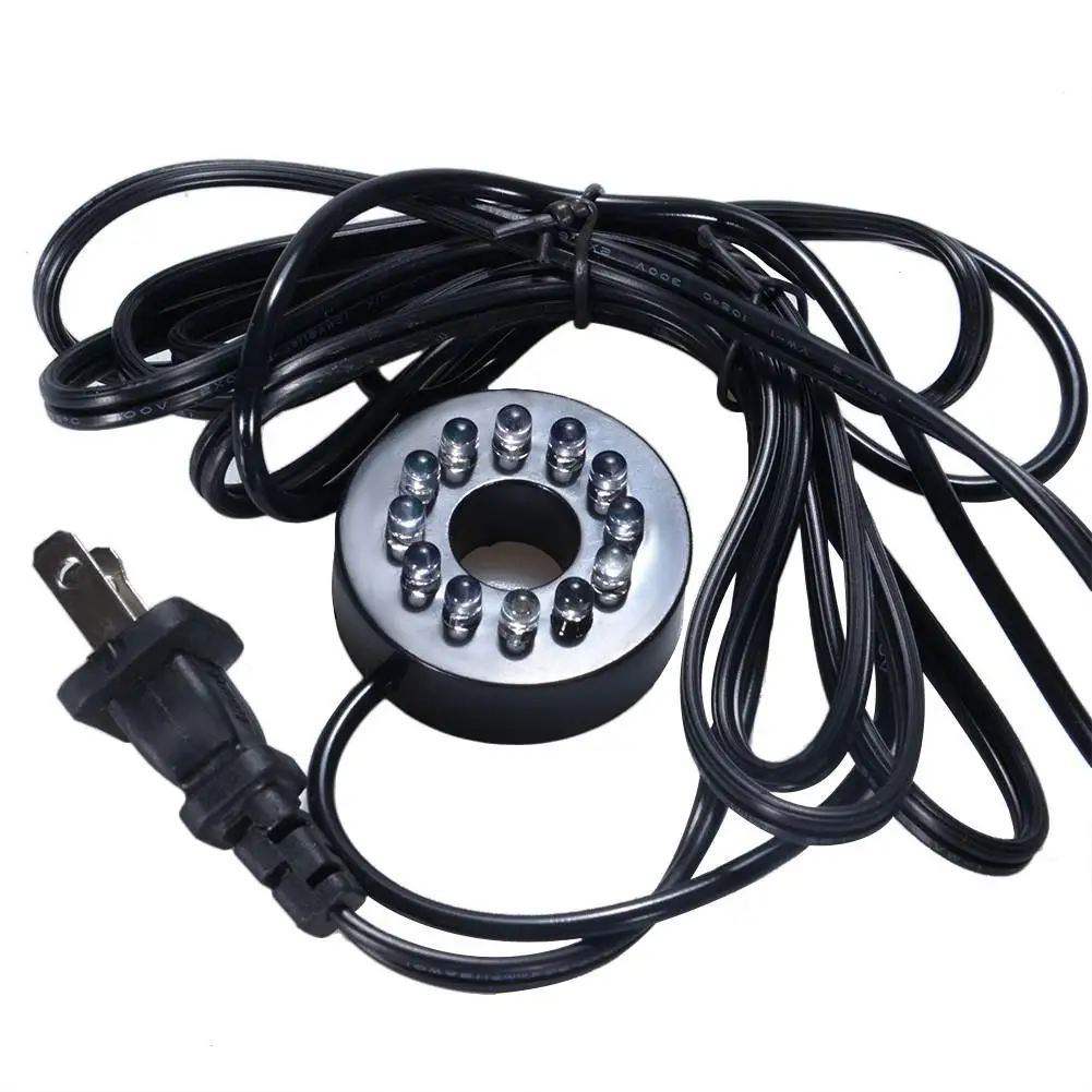 AC 110V 220V 15W мини погружной водяной насос с 12 Светодиодный светильник для