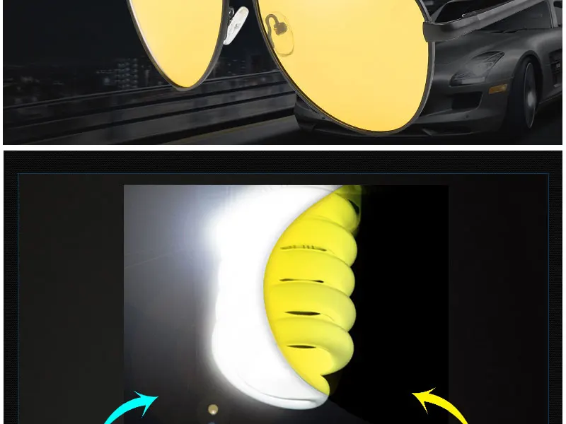 Водительские очки, поляризованные, ночное видение, желтые очки для мужчин, для вождения, рыбалка, путешествия, поляризованные солнцезащитные очки, мужские очки