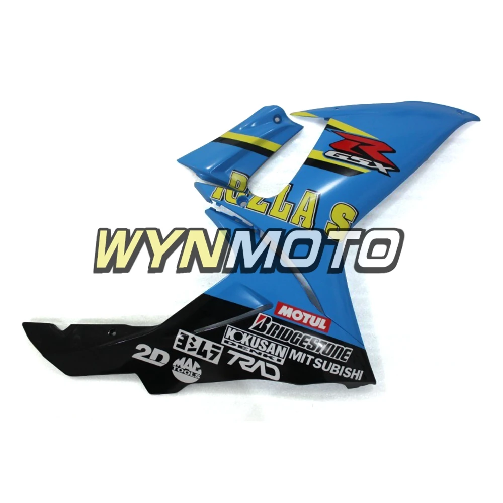 Полная abs инъекций Обтекатели для Suzuki GSXR600-750 K11 2011- мотоцикл корпусов обтекатель Наборы ABS Обтекатели панелей синий черный