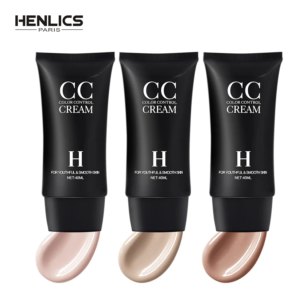 

HENLICS Full Cover BB Cream Moisturizing Whitening Concealer CC Cream Nude Foundation Makeup Face base Beauty Korean