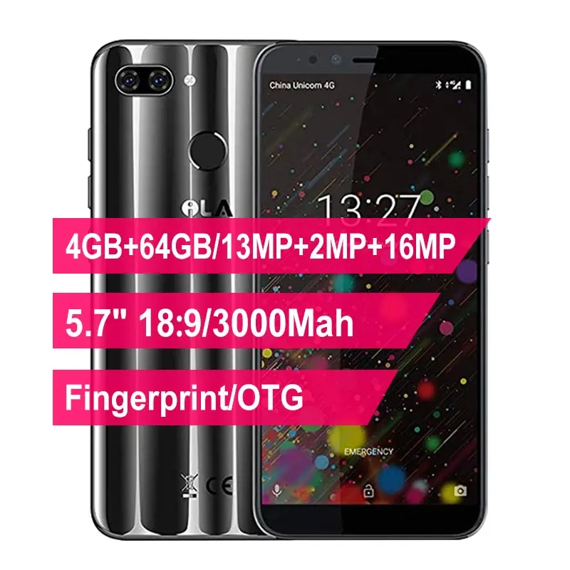 

ILA SILK Smartphone Android 8.1 5.7" 18:9 Snapdragon 430 Octa Core 4GB+64GB 3000mah OTG unlocked mobile phone