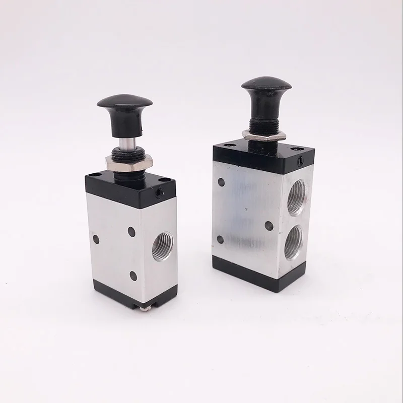 

GOGOATC Pneumatic 2 position 3 way air hand valve 3L 3A110-06 3R210-06 1/8" 3R210-08 Port 1/4" BSP Manual control valve