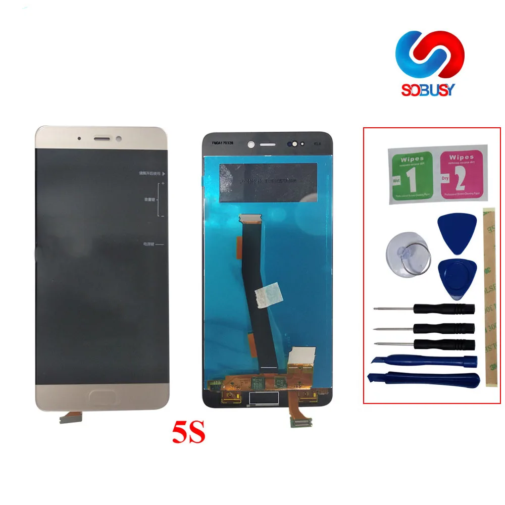 5 15 &quotLCD Diaplay для Xiaomi Mi5S Mi 5S Сенсорная панель экрана замены Tela дигитайзер в сборе