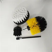 4 шт насадка в виде щетки, щетка для мытья посуды, Расширенный длинный набор вложений, набор сверлильных щеток для пола