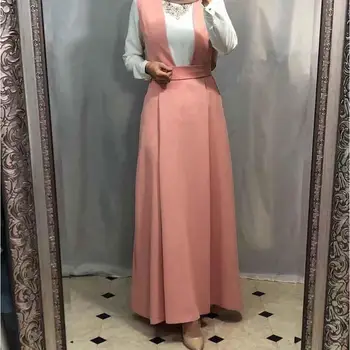 

2020 Fashion solid woman elegant overalls sleeveless suspenders skirt ladies sexy pencil overalls plus size XXL pink black