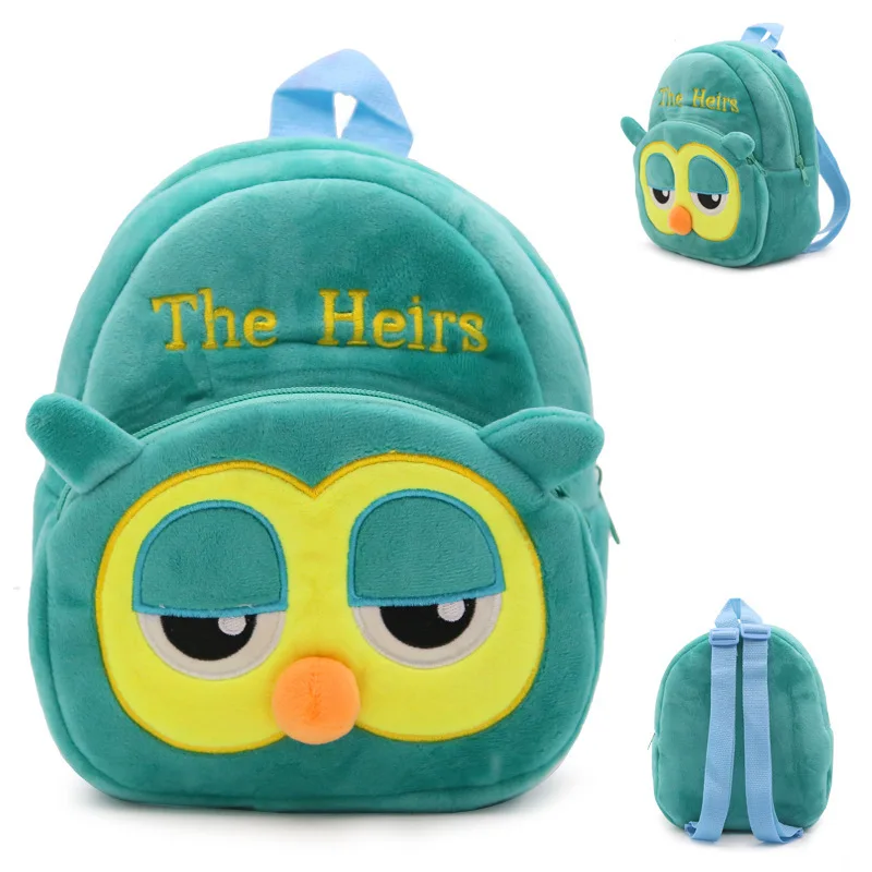 Baby Kids Cartoon Plush Children Backpack Rabbit Owl Bee Panda Strawberry Style Kindergarten Small Bag