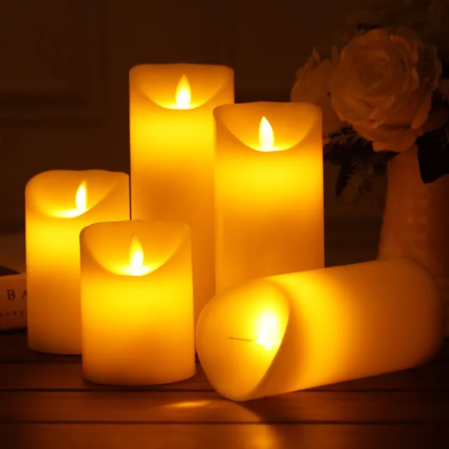 fake wax candles