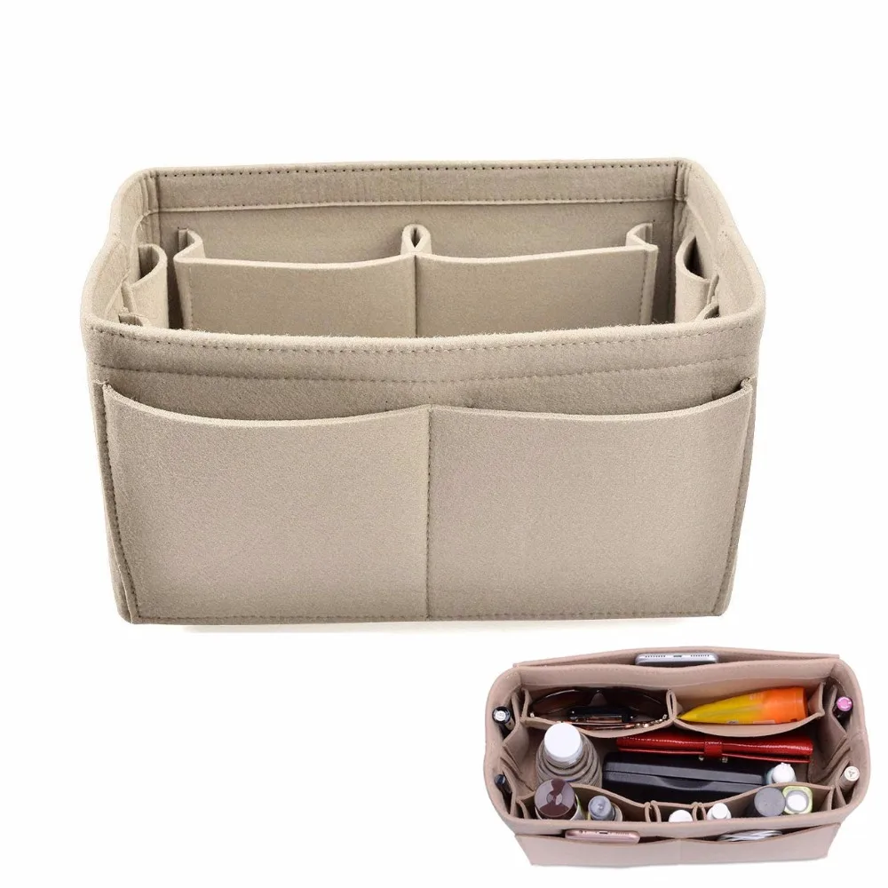 fivekim Multifunction Handbag Organizer Purse Insert Bag Felt Storage Pouch Case Case Storage Bag