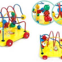 Деревянные Монтессори паззлы лабиринт Обучения Головоломки Детские игрушки развивающие деревянные для детей игрушки подарок на день рождения