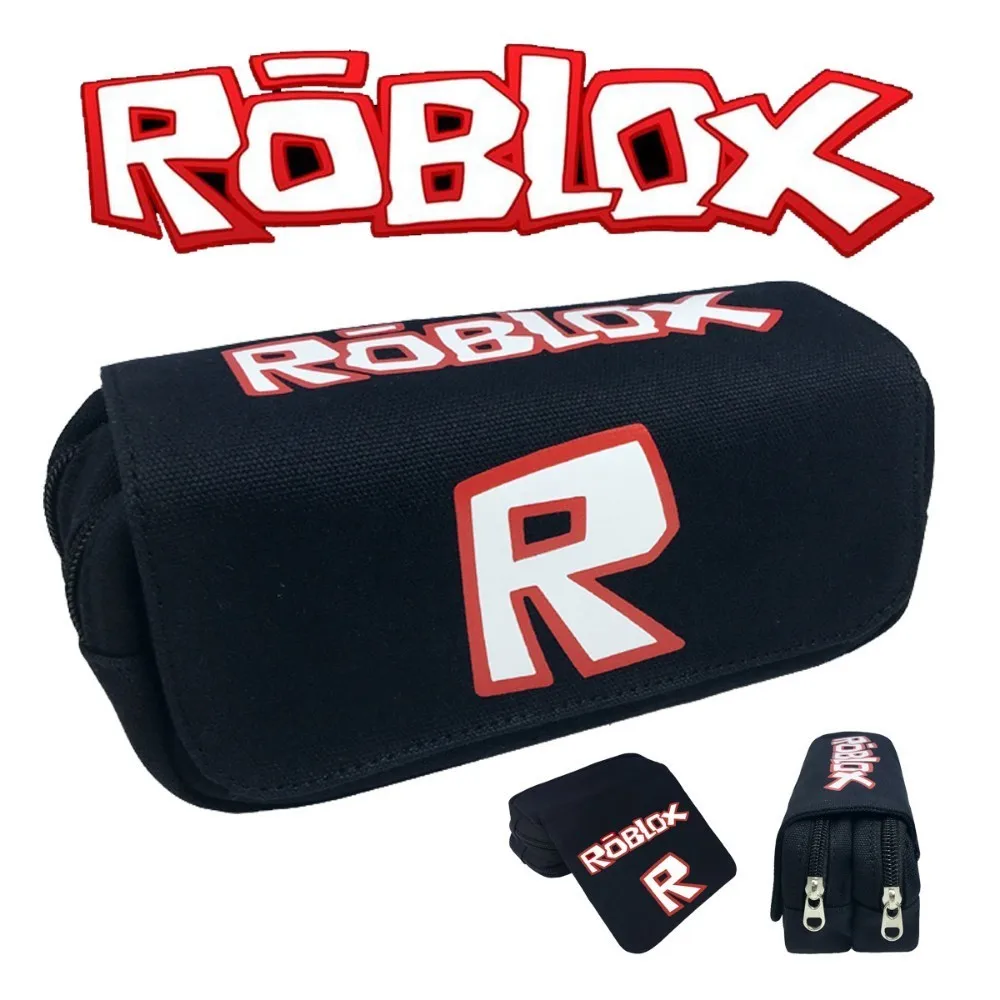

Game ROBLOX Pencil Case Make up Cosmetic Bag Cartoon Student Multi-function flip Stationery Bag