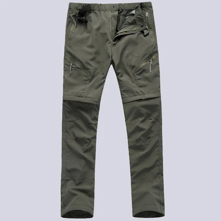 LoClimb мужские летние уличные походные брюки съемные быстросохнущие спортивные брюки для мужчин треккинговые походные брюки шорты, AM001