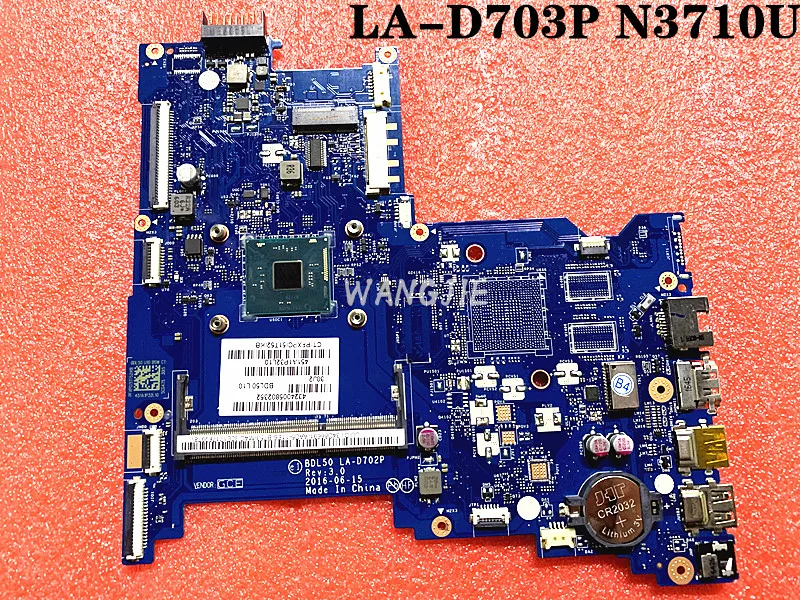 

FOR HP 250 G5 15-AY Laptop Motherboard BDL50 LA-D702P 854943-601 854943-501 854943-001 N3710 100% fully tested