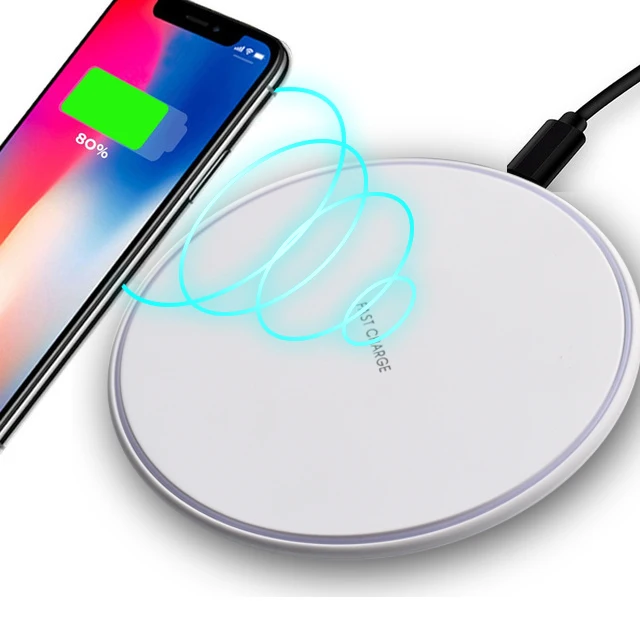 

QI Wireless Charger For iPhone X 8 XS Max XR Samsung S9 S8 Plus Mix 3 2s Wireless Charging Pad Docking Dock Station