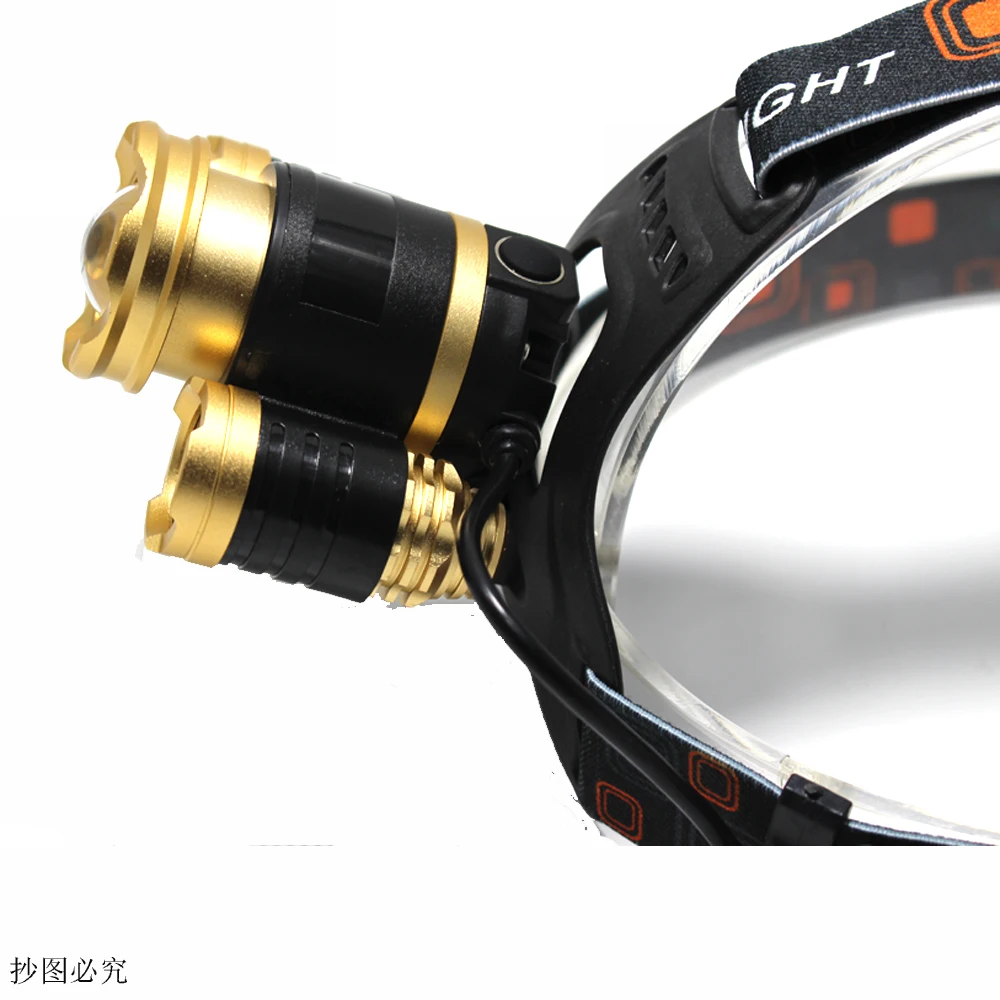 Мощный светодиодный налобный фонарь с зарядкой от USB 8000 лм|led headlamp|head lamp ledhead flashlight