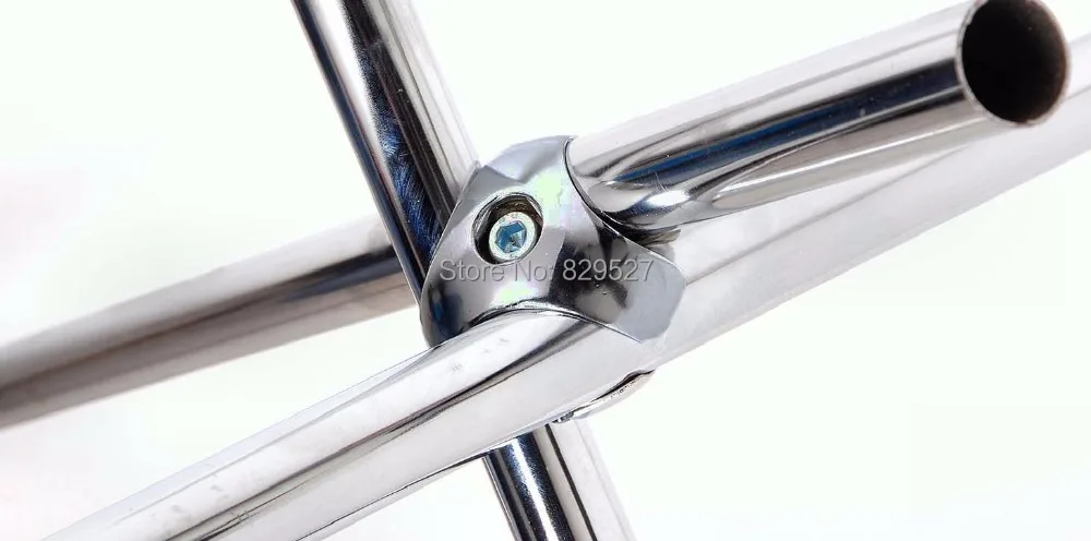 

10PCS/LOT 3 way 25mm tube clamp pipe clamp triple clamp chrome aluminum display fittings