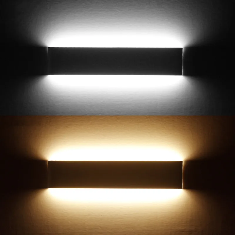 Современный 6 Вт Крытый настенный светильник 24 см длинный алюминиевый светодиодный в фойе как украшение бра светильник для спальни черный и белый Color90-260V ac
