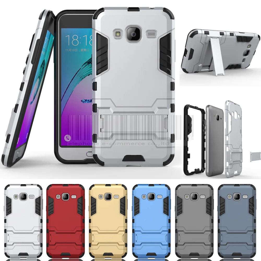 Tank Armor Slim Hybrid Shockproof With Stander Hard Case Protective Cover For Samsung Galaxy Express Prime | Мобильные телефоны и