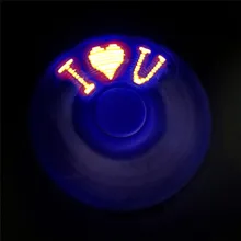 2017 Hot Sale Fridget Spinner New Design LED Flash light Fidget Hand Spinner Finger Toy EDC Focus Gyro Gift F Adult kids P4