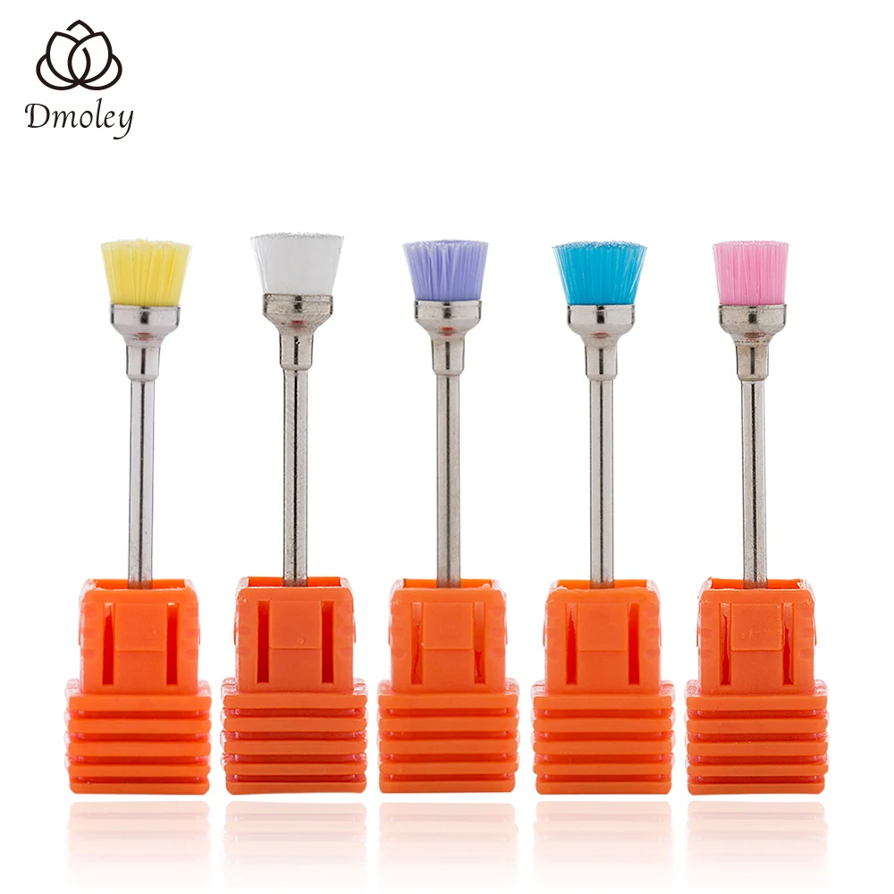 

Dmoley 1Pc Nail Drill Bits Brush 3/32'' Electric Machine Files Professional Manicure Nail Dust Brusher Cleaning Drill Accessory