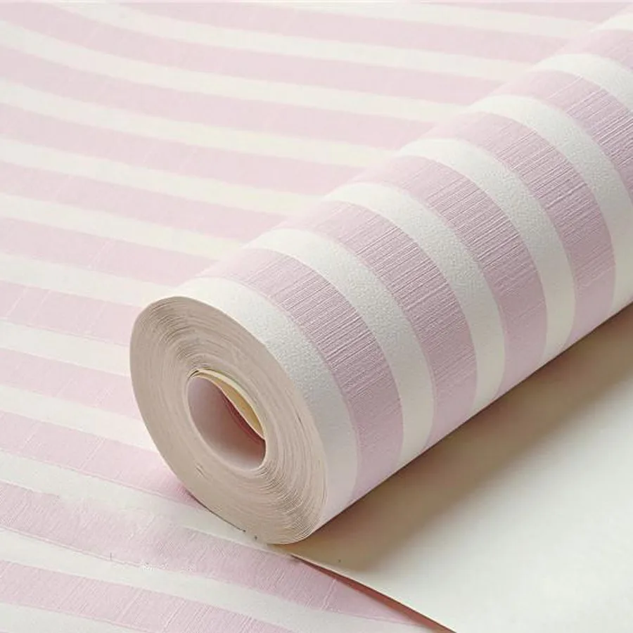 Online kopen wholesale roze streep behang uit china roze streep ...