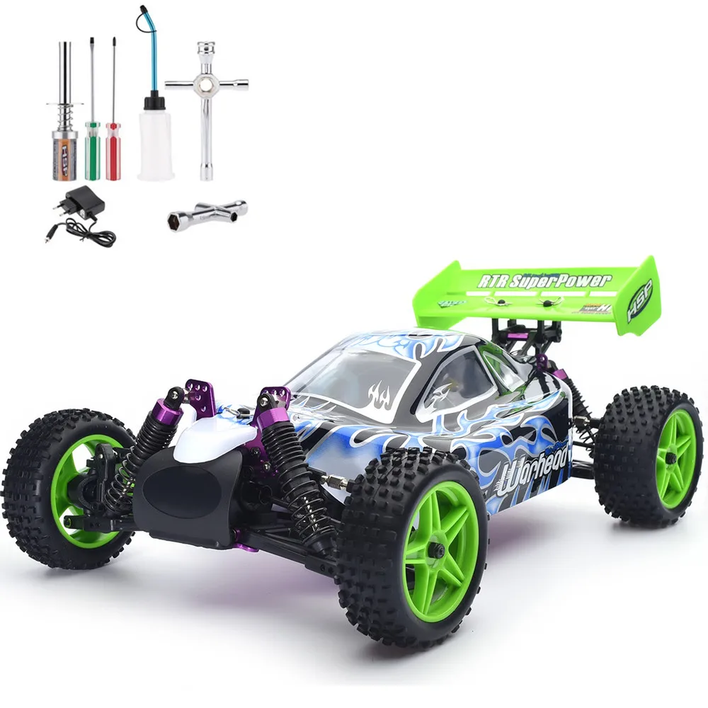 HSP Rc Car 1/10 Scale Nitro Power 4wd Off Road Buggy 94106 High Speed
