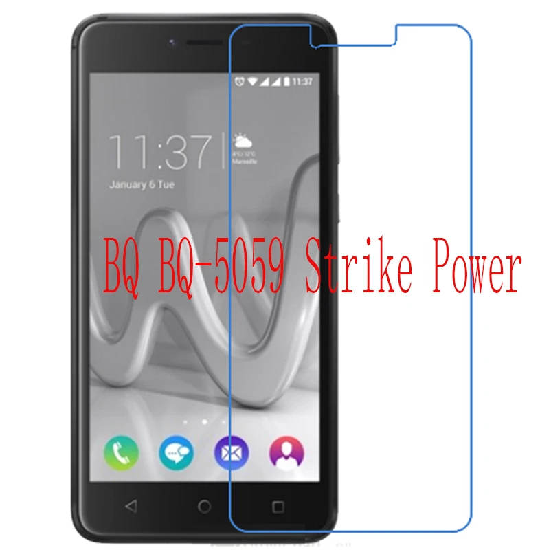 Ультратонкое закаленное стекло 0 26 мм для BQ 5059 Strike Power bq защитное чехол защита