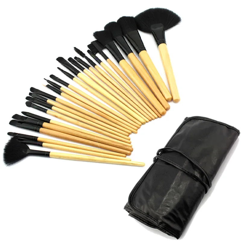 Promotion!Lowest Price! 24 pcs 24pcs Cosmetic Facial Make up Brush Kit