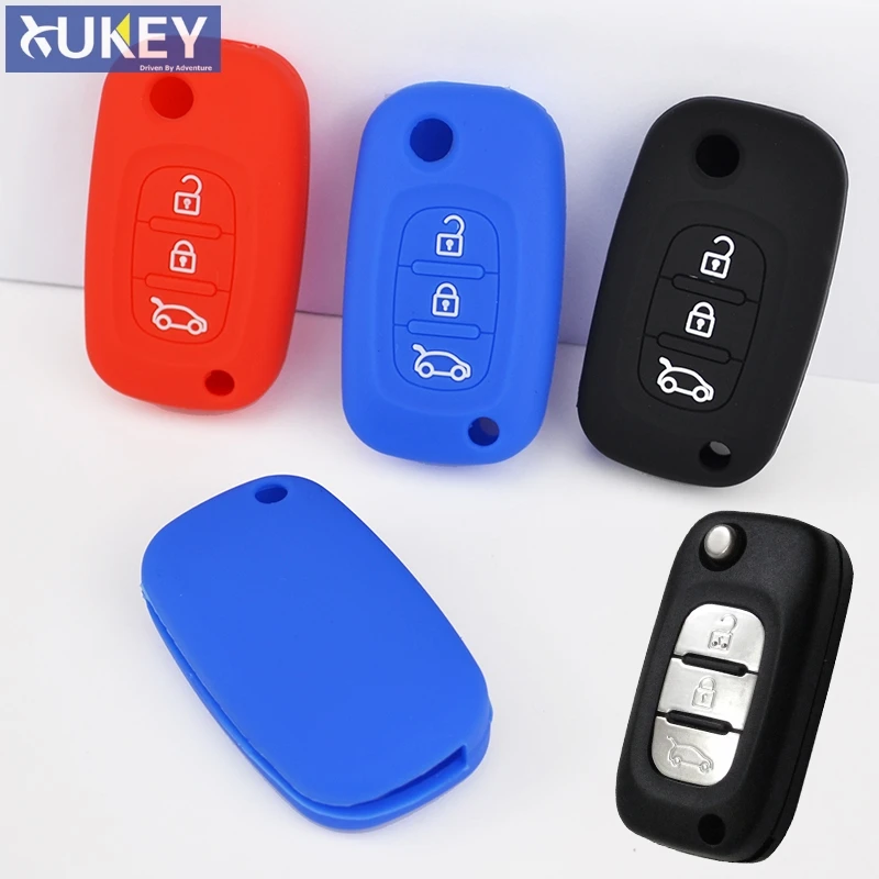 Coolbestda Silicone Car Key Fob Cover Case Protector Keyless Entry Holder for Renault Laguna Koleos Megane 4buttons Coolbestda Silicone Car Key Fob Cover Case Protector Keyless Entry Holder for Renault Laguna Koleos Megane 4buttons