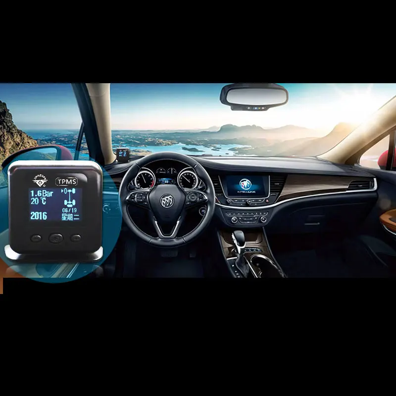 JINGZUAN 2017 новейший дизайн TPMS автомобильная система мониторинга давления в шинах OLED
