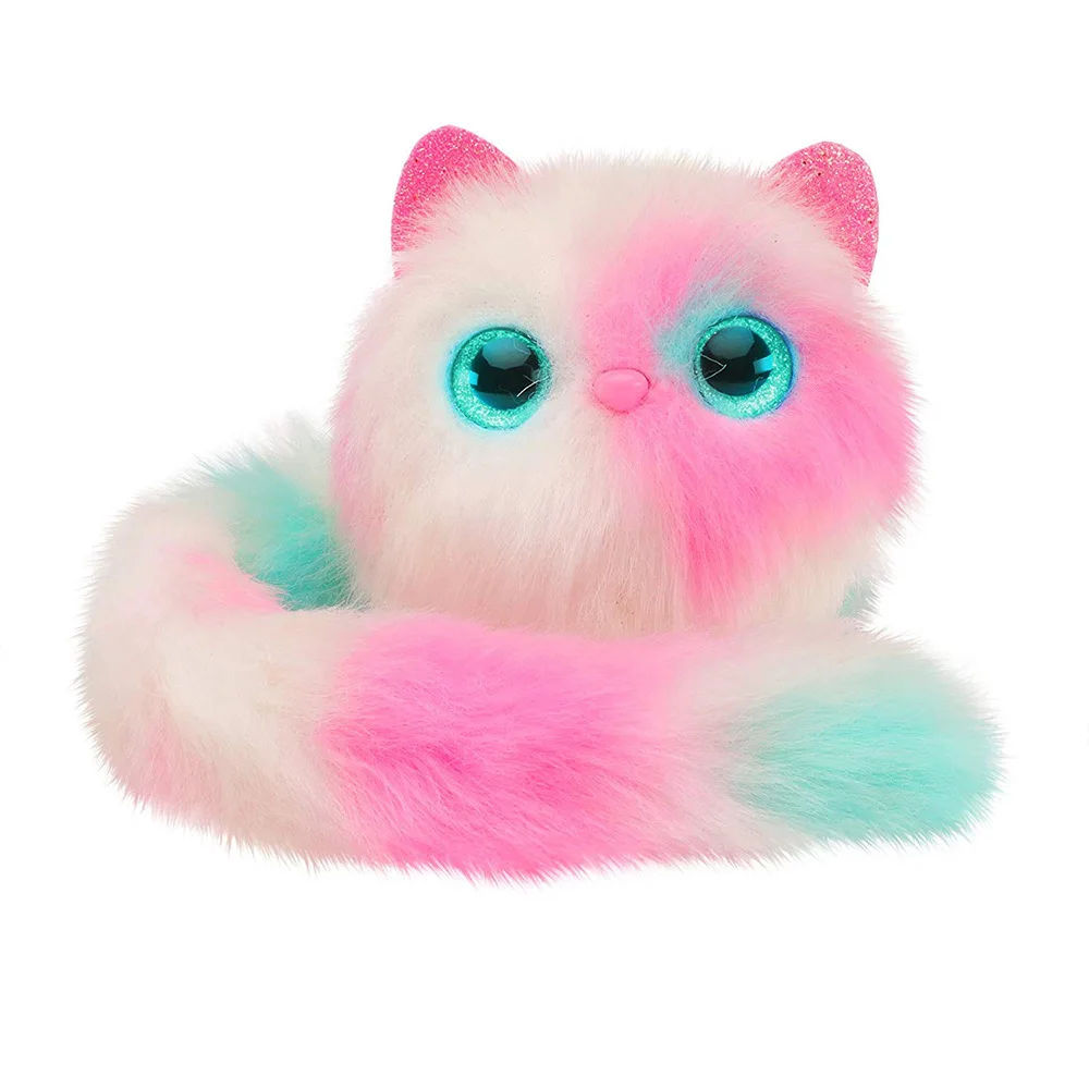 

2018 Pink Electric Cat Doll Stuffed Fluffy Animals Plush Toy Baby Toddler Kids Christmas Gift