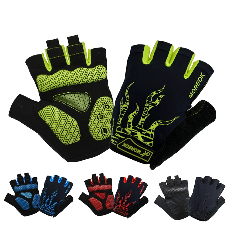 

1Pair Anti-Slip Cycling Gloves Half Finger Gel Bicycle Riding Gloves Anti Slip For MTB Road Mountain Bike Glove Anti Shock Sport