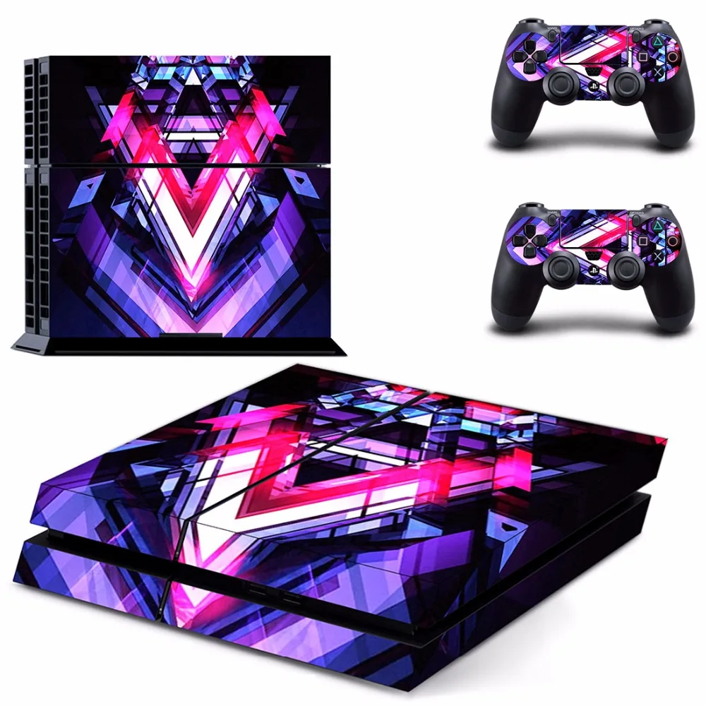 Нестандартная конструкция цветы PS4 переводная картинка наклейка для Sony PlayStation 4
