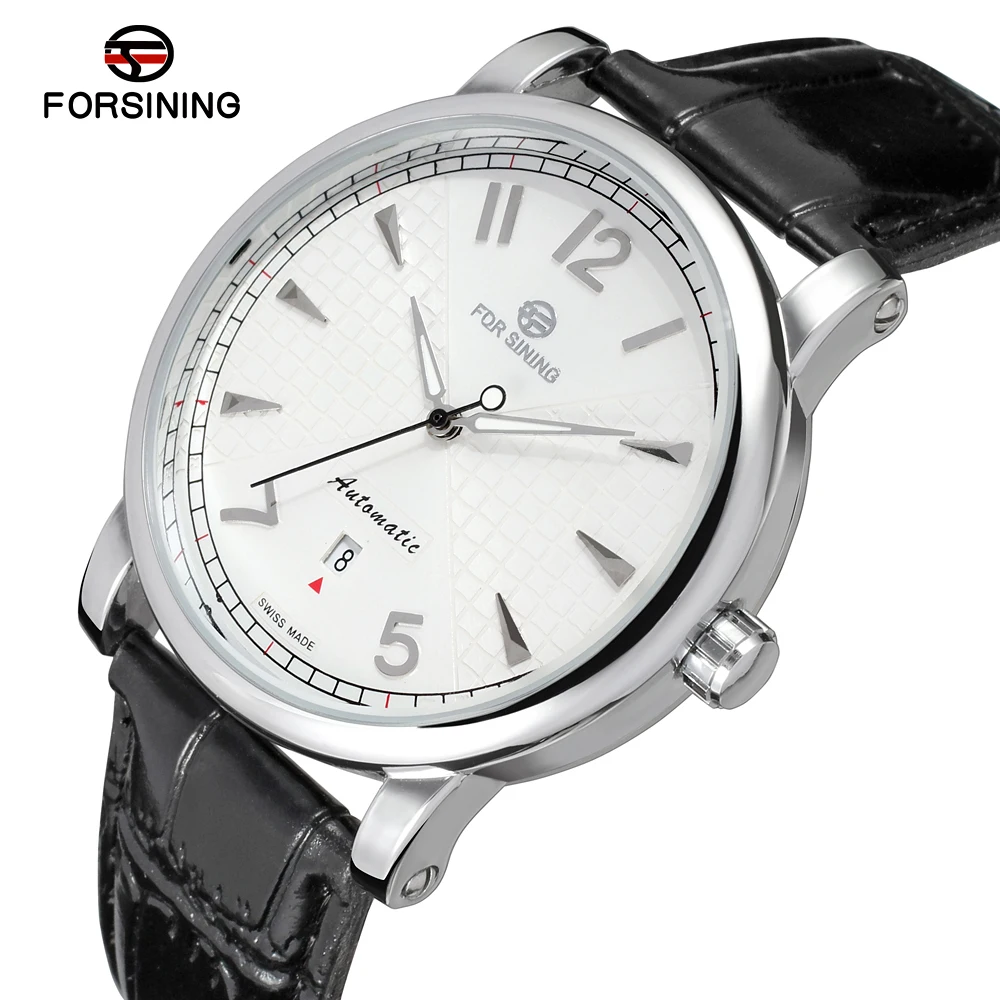 

FORSINING Men's Watch Fashion Watches Men Top Quality Automatic Men Analogue Watch with Bars Index Factory Shop Free Shipping