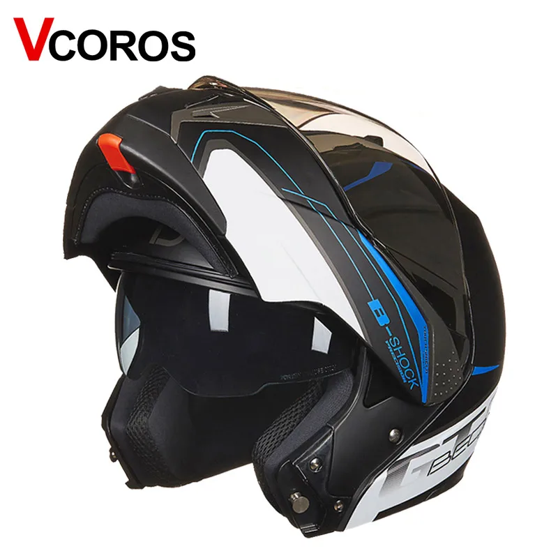B700 модульный мотоциклетный шлем безопасности для женщин и мужчин полный уход за кожей лица гоночный кожаный чехол из искусственной кожи(moto rbike шлемы двойной щит Солнечный объектив moto шлем