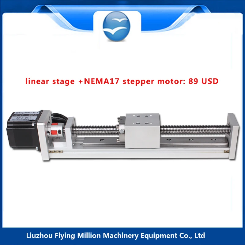 

50-1000 mm CNC Linear Module Guide Ball Screw Stage Rail Motion Slide Table linear guide module