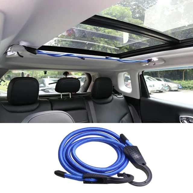 1 5m Car Interior Coat Hanger Clothes Line Rope String Universal 1 5m Car Interior Coat Hanger Clothes Line Rope String Universal Auto Outdoor Travel Accessory Multifunction Rubber Clothesline