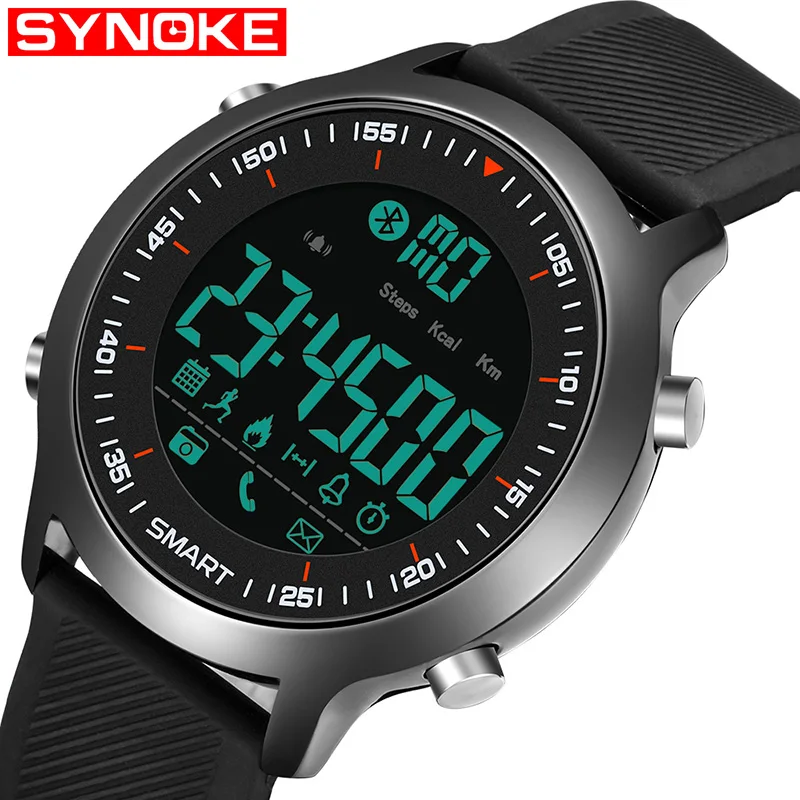 Harga Pria Smart Sport Watch Pedometer G Mengetik Shock Outdoor Jam Tangan 50 M Tahan Air Digital Pria Jam Tangan Ios Android