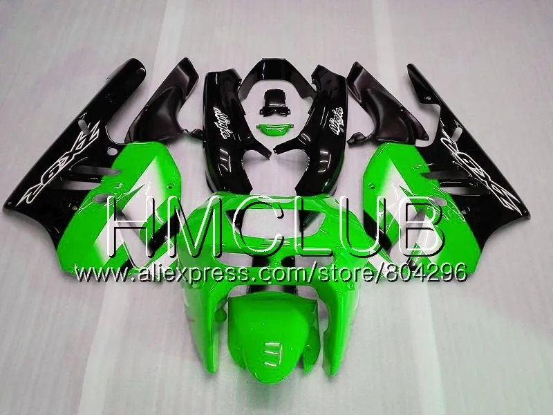 Комбинезоны для KAWASAKI NINJA ZX900 ZX-9R 94 95 96 97 46HM. 10 ZX 9 R 94 97 ZX 9R 900CC ZX9R 1994 1995 1996 1997 обтекателя синий зеленый - Цвет: No. 2