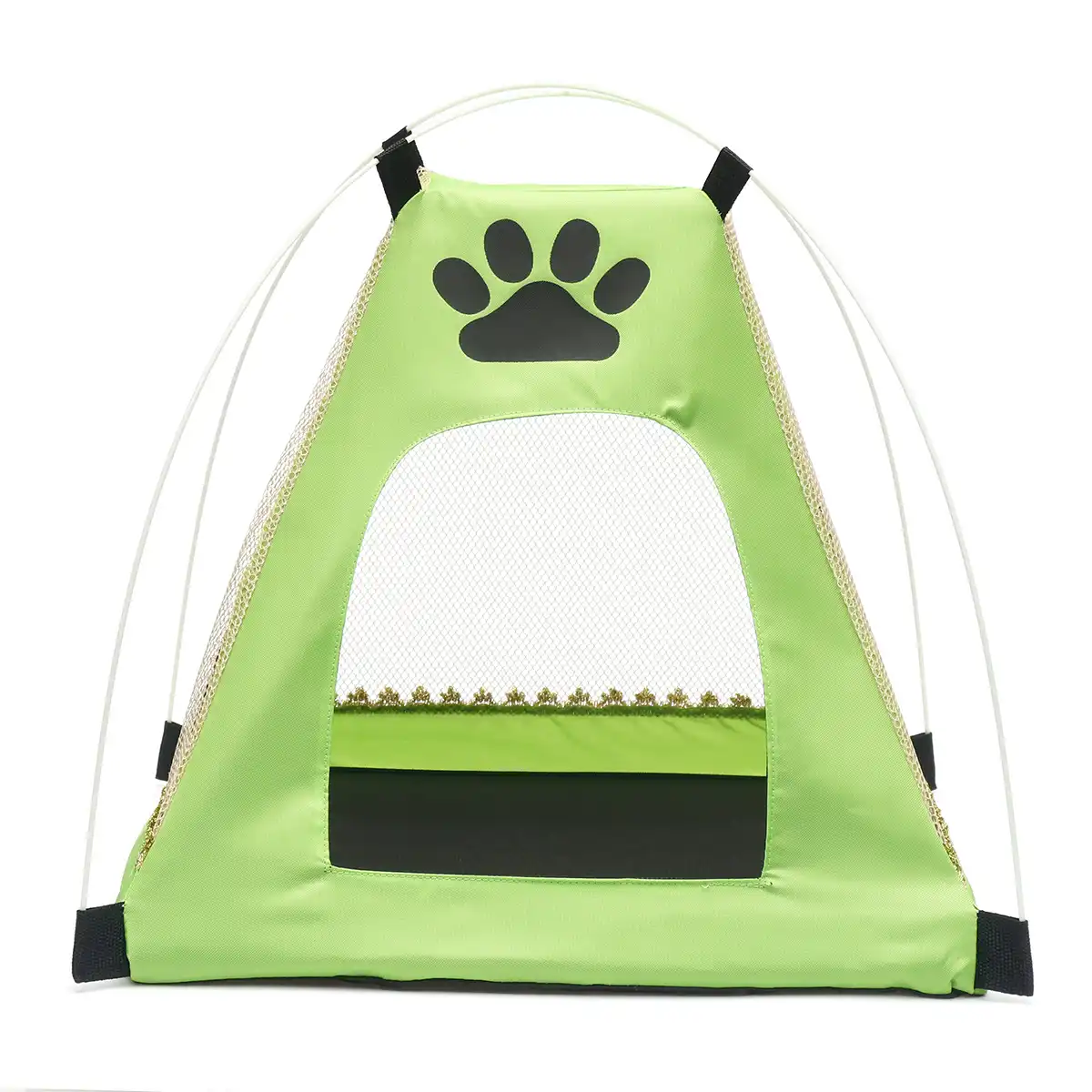 Animales Impermeables al Aire Libre Refugio Wigwam Viajes Camping Jaula Para Mascotas en Entrada Puerta Tama/ño 7.8*9.4 inch Tienda Plegable Port/átil Para Perros Casa de Gato Casa con Cama