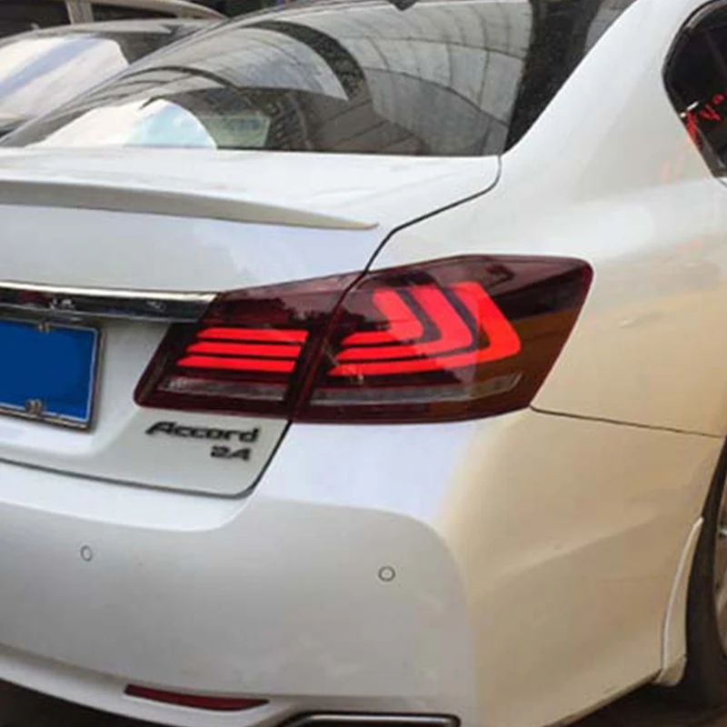 Car Styling LED Tail Lamp for Honda Accord 9 Tail Lights 2014 2016 for Accord Rear Light DRL 2014 Honda Accord Coupe Led Tail Lights