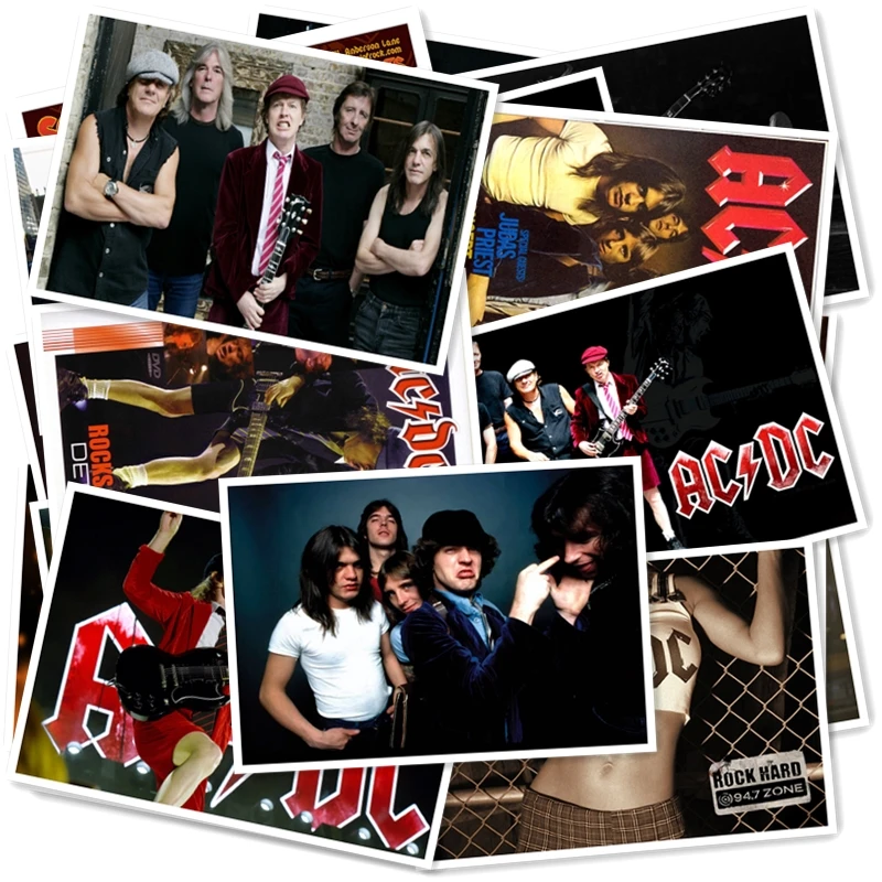 B1-1# ACDC Классическая серия стикеров 20/шт ПВХ художественная коллекция рукоделия Подарочная настенная дизайнерская наклейка граффити наклейка s