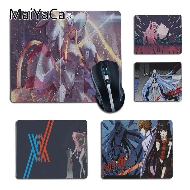 MaiYaCa Нескользящая Поликарбонат Darling in the FranXX резиновая мышь прочный Настольный