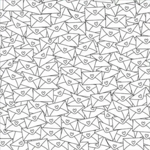 Прозрачный силиконовый штамп/печать на фоне конверта для скрапбукинга своими