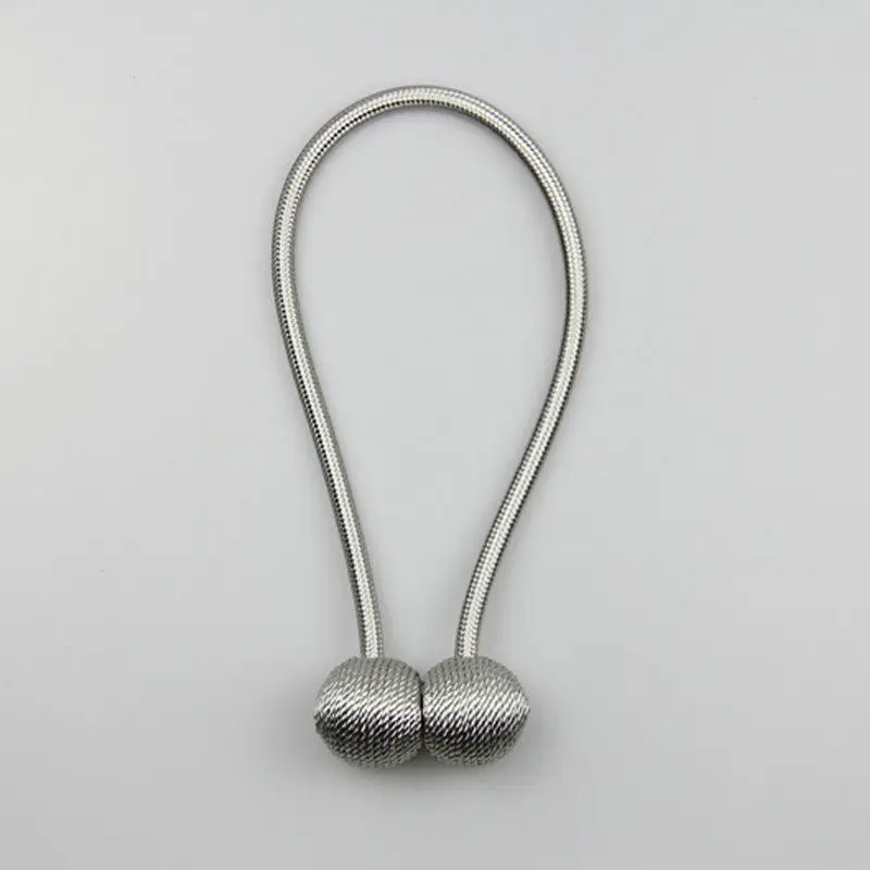 Magnetic Ball Curtain Tie Buckle Holder Tieback Clips Home Window Accessories US