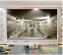European underground tunnel 3d HD mural 3d wallpaper 3d wall papers for tv backdrop European underground tunnel 3d HD mural 3d wallpaper 3d wall papers for tv backdrop