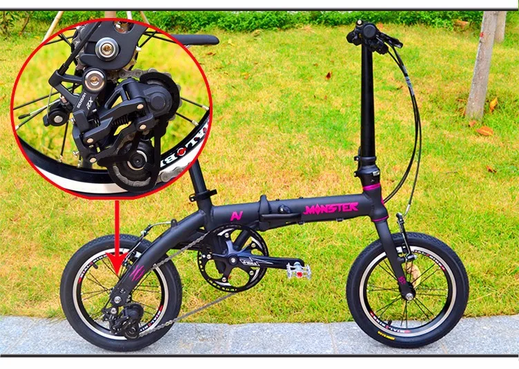 14 дюймов велосипед внешний 3 скорости выбеге задний переключатель тормозной рычаг комплект для bya412 ремонт