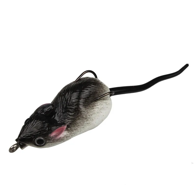 

3D Eye Bionic Fishing Bait Cute Mouse String Hook Claw Fish Hook Powerful Catching Tool Tempting Fish Bait P#