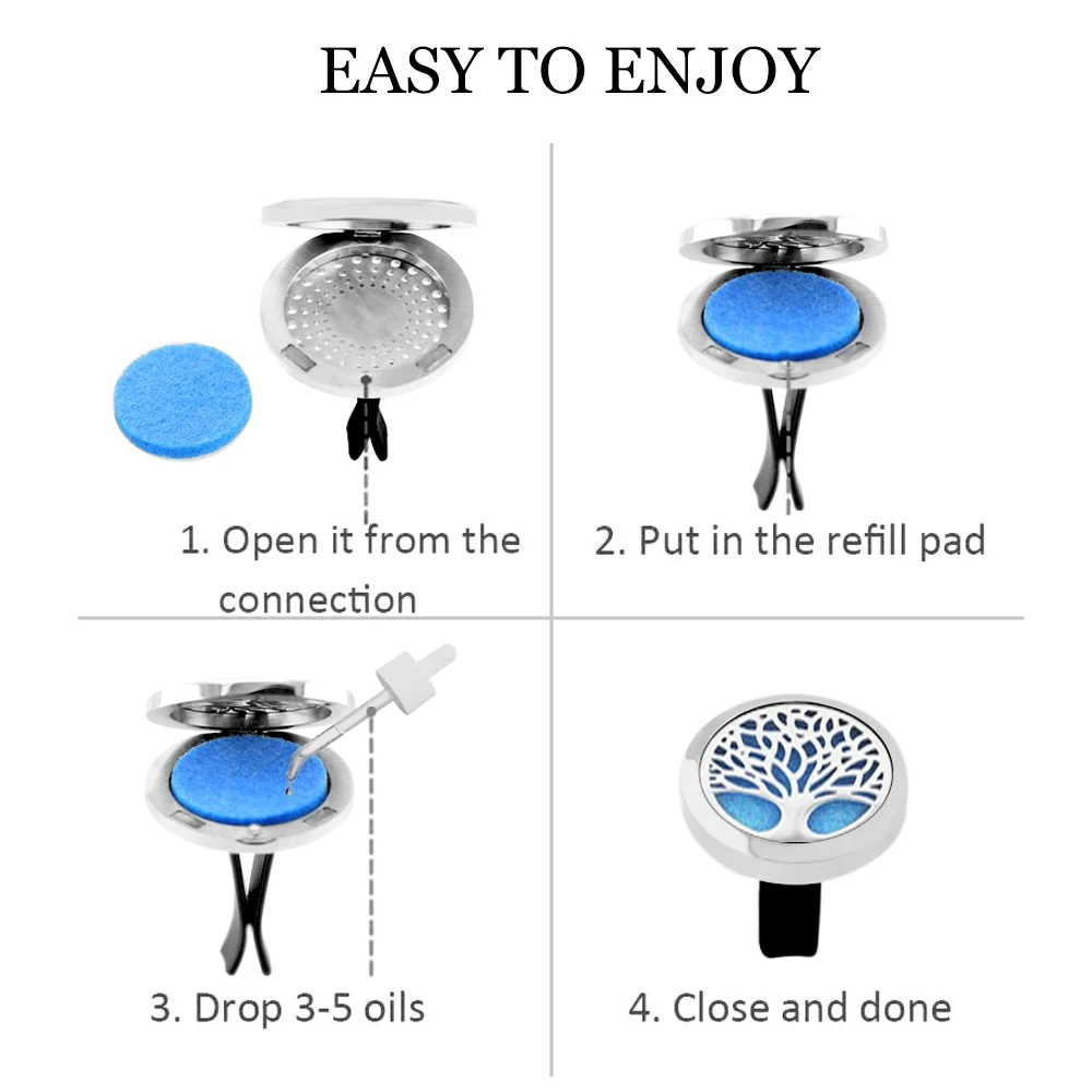 MJL0021-Car-Aromatherapy-Essential-Oil-Diffuser-Stainless-Steel-Locket-Diffuser-with-12-Refill-Pads (1)